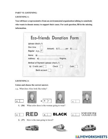 DS - Access 3 - Test 4 Listening