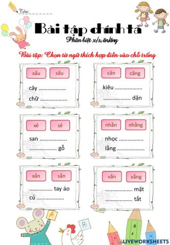 Chính tả Ai có lỗi