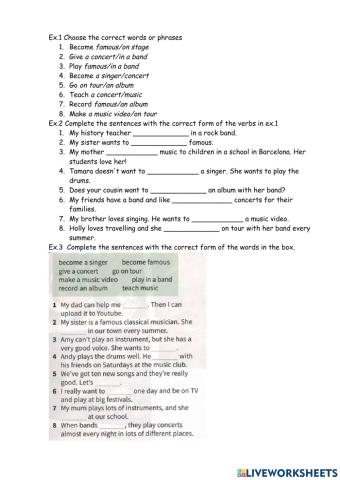 Prepare A2 unit 3 vocabulary