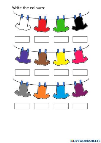 Colours - T-shirts