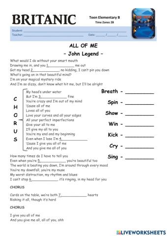 All of me - john legend