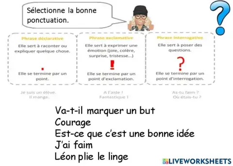 Grammaire pontuation teacher geraldine 2