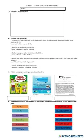 Iklan Media Cetak dan Elektronik