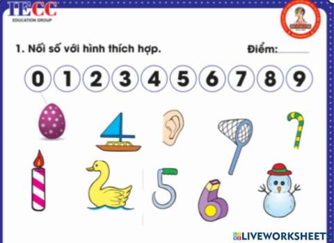 Nối số và hình thích hợp