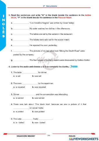 Unidad 7 - Inglés 3°