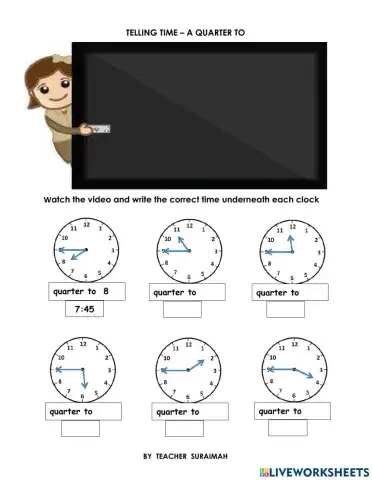 Mathematics year 2 - quarter to