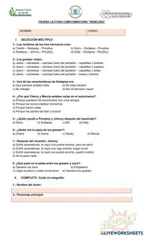 Prueba libro -Rebeldes-