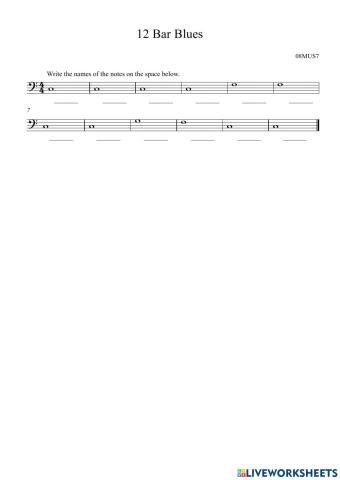 12 Bar blues