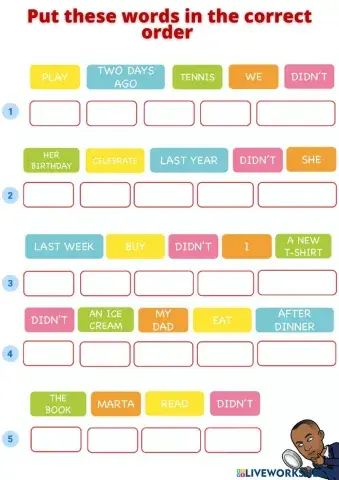 Past Simple Word Order