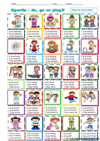 Go do play sport test