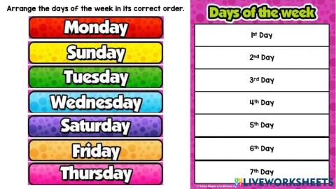Days of the Week