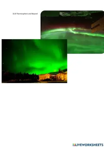 10.8 Thermosphere and Beyond