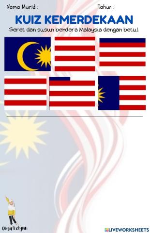 Kuiz Merdeka - Bendera Malaysia