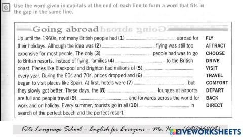 Destination Unit 9 - p 39 - G