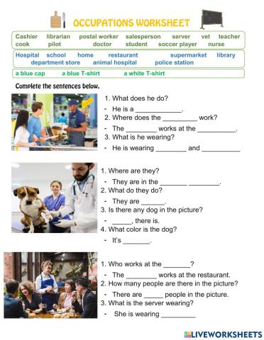 Unit 3: People in Town