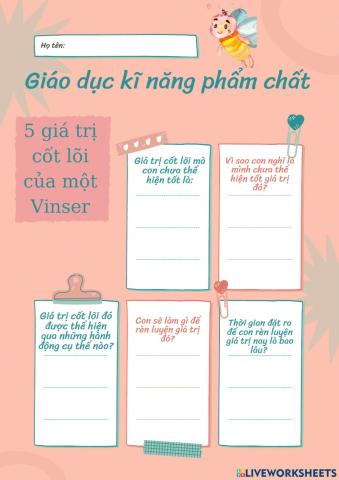 Clise-5 giá trị cốt lõi