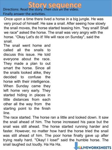 The horse and the snail