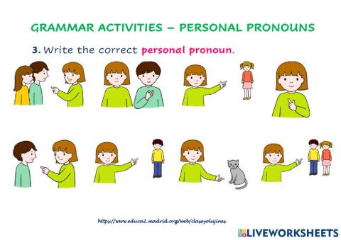 Personal Pronouns