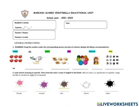 Diagnósticas tercer año