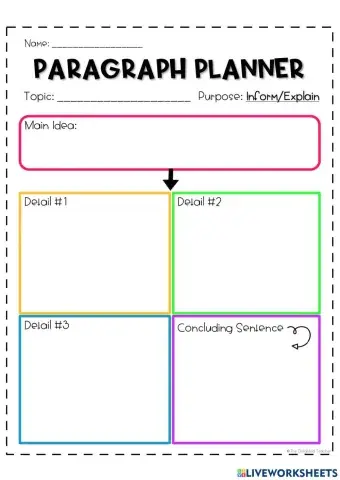 Paragraph Planner