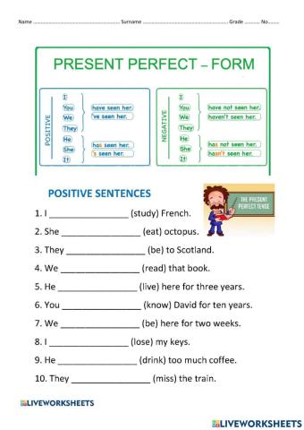 Present perfect