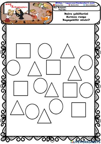 Daireleri İşaretle