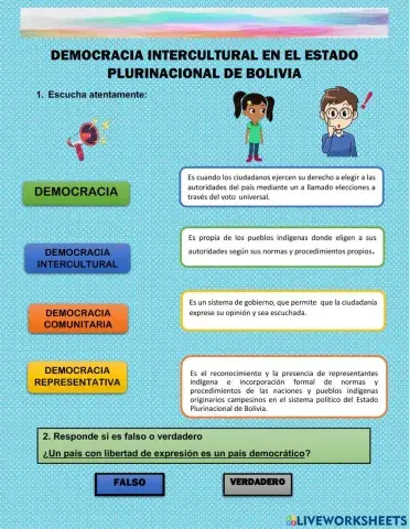 Democracia Intercultural en el Estado Plurinacional de Bolivia