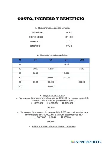Costos de Producción