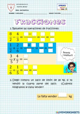 Fracciones- Tanto por ciento