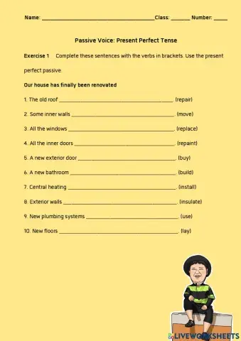 Active Voice and Passive Voice: Present Perfect Tense (P1)