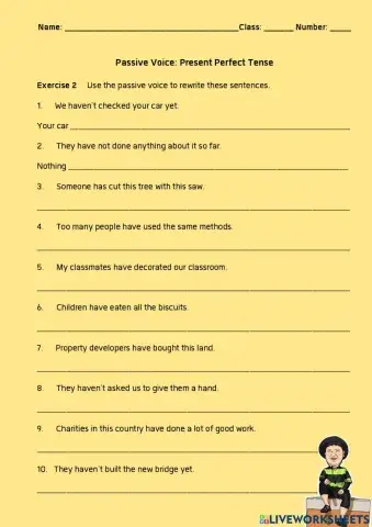 Active Voice and Passive Voice: Present Perfect Tense (P1)