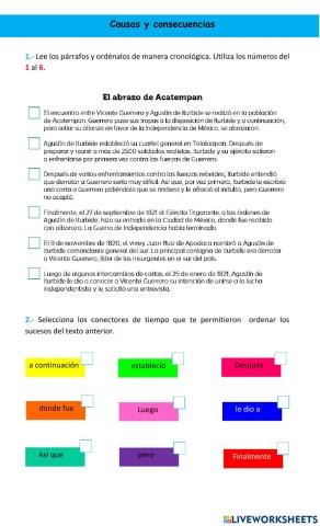 Causas y consecuencias