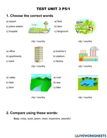 City and county test