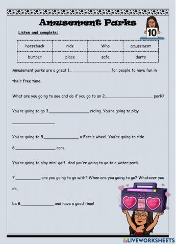 Listening: Free time activities