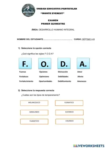 Examen 7mo del 1er quimestre