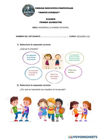 Examen segundo d-h-i 2021