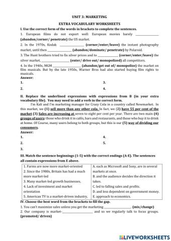 English 4 Business and Entrepreneurs