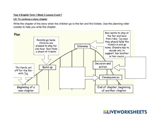 English week 3 Lesson 6 and 7 Planning