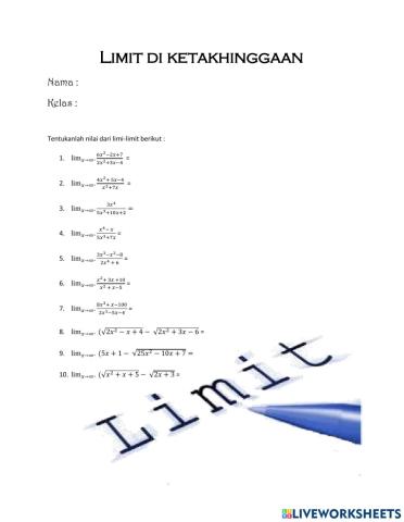 Limit di ketakhinggaan