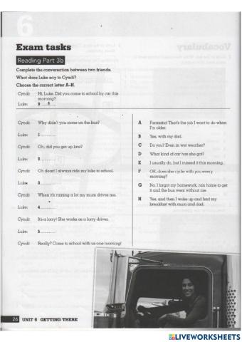 Compac KET-Unit 6-Reading Part