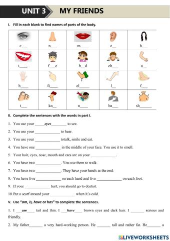Tieng Anh 6 -  Unit 3 (MLH) - Ex1