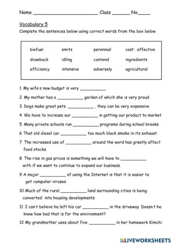 Unit 5 Alternative Fuel