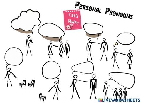 Personal pronouns