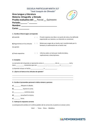 Evaluación II Parcial