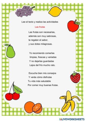 Las frutas