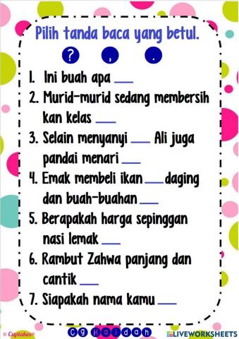 Latihan Tanda Baca 01