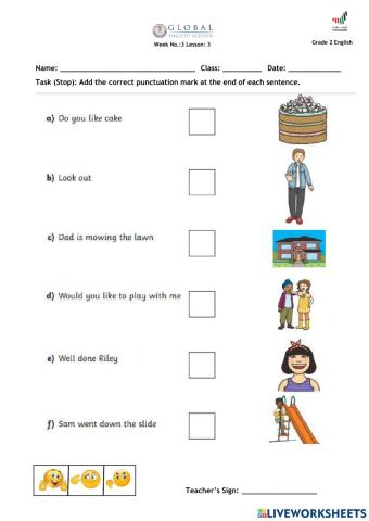 English punctuations