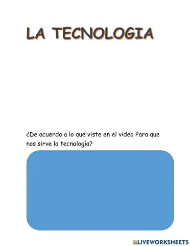 La tecnologia
