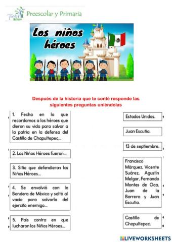 13 septiembre LOS NIÑOS HÉROES