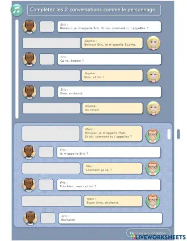 Prononciation se présenter